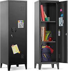 Zieajiea Metal Locker Storage Cabinet