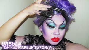 ursula sea witch makeup tutorial this
