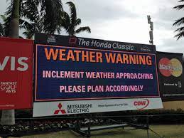 suspended at the honda classic due to storm