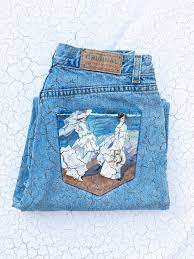 To paint splatter jeans, use arts and crafts paint or use household paint in the colors of your choosing. How To Paint On Jeans 5 Steps With Pictures Kessler Ramirez Art Travel