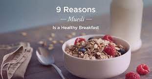 Go Healthy Life Style Muesli As Your Breakfast Choice gambar png