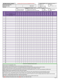 30 printable attendance sheet templates
