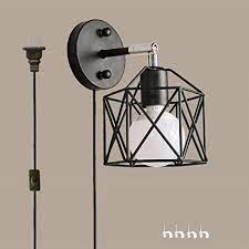 kiven wall lamp 1 light plug in bulb