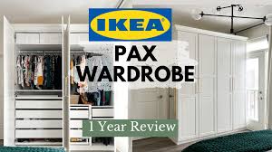 ikea pax wardrobe 1 year review and