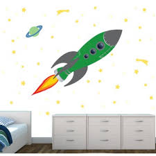 Rocket Wall Stickers For Play Rooms