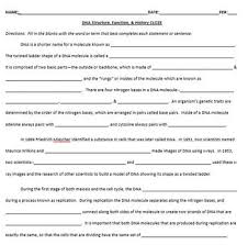 Best dna molecule and replication worksheet answers consult from structure of dna and replication worksheet answers , source:gfactorconsulting.com you have all your materials. Dna Structure Function History Cloze Cooperative Worksheet Dna Science Classroom Worksheets
