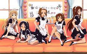 Brunettes blondes K-ON! ecchi maids glasses Hirasawa Yui Akiyama Mio  Tainaka Ritsu Kotobuki Tsumugi Yamanaka Sawako meganekko maid costumes  wallpaper | 1920x1200 | 254006 | WallpaperUP