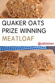quaker oats prize winning meatloaf