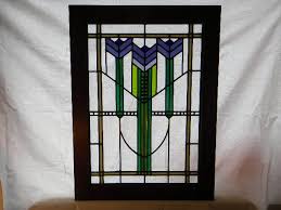 craftsman three wheat stained glass