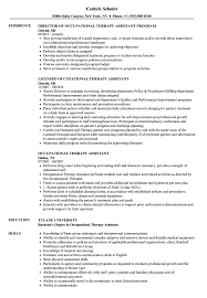 occupational therapy assistant resume