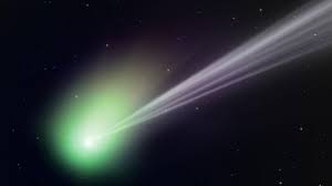 Un Cometa Verde Pasar Cerca De La Tierra En La V Spera De A O Nuevo  gambar png