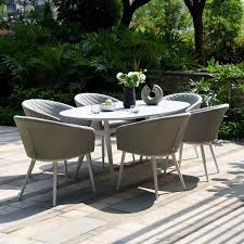 Outdoor Ambition 6 Seat Oval Dining Set