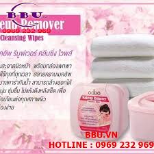 trang odbo makeup remover cleansing wipes