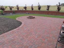 Paving Stone Patio Backyard Walkway