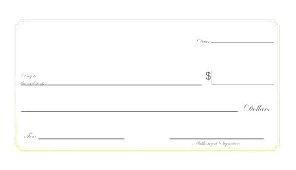 Oversized Check Template Presentation Cheque Templates In C