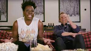 Hollywood—leslie jones was the perfect choice to host the 2021 mtv & tv awards. Game Of Thrones Leslie Jones Seth Meyers Give Commentary Video Variety
