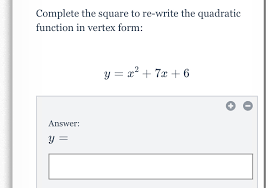 Answered Complete The Square To Re
