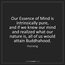 essence of mind is intrinsically pure