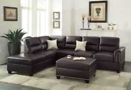 f7609 espresso 2 pcs sectional sofa set