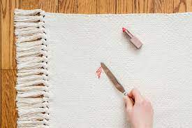 how to get lipstick stains out of carpet