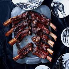 grilled beef ribs with smoky sweet