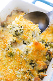 Cheesy Chicken Broccoli Rice Casserole - mom makes dinner