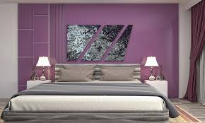 Adding gray to purple paint colors elevates it to a very sophisticated hue that can be used in many spaces but a romantic bedroom is a perfect place for grayed violet. Purple Wall Paint Colours For Your Home Design Cafe