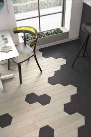 Mix carrelage bois et carreau hexagonal | Home room design, Tile to wood  transition, Floor design