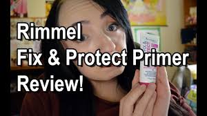 rimmel fix protect primer review