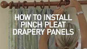 pinch pleat dry panels