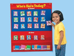 Whos Here Today Attendance Chart At Lakeshore Learning