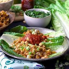 Lettuce Wraps With Leftover Chicken gambar png