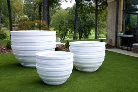 June Planter White Lg