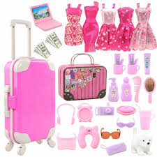 32 items barbie travel furniture