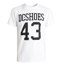Mens Numbers Tee Adyzt03247 Dc Shoes