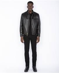 Buy Iconic Peacoat Cowhide Leather Man