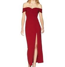 Details About Speechless Dress Red Size 11 Junior Gown Prom Front Slit Off Shoulder 100 494