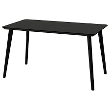 Table très belleclaudiala table tarendo est un produit de qualité, d'un très bon design belle stabilité. Lisabo Table Black 140x78 Cm Ikea
