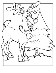Dogs, cats, candy canes, a snowman and reindeer are just a few of the many coloring sheets and pictures in this section. Free Printable Reindeer Coloring Pages For Kids Christmas Tree Coloring Page Tree Coloring Page Christmas Coloring Sheets