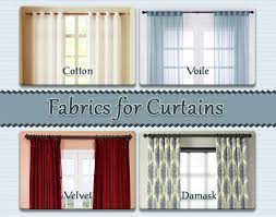 choose the right curtains materials for