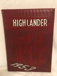 1953 highland park high yearbook