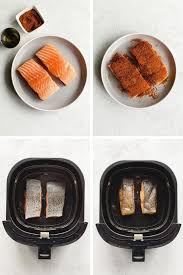 air fryer salmon recipe crumb top baking