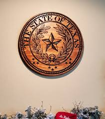 Texas Wall Decor State Seal Texas