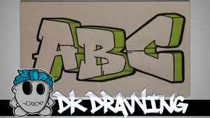 to draw graffiti graffiti letters abc