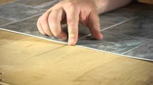 how to install linoleum square tiles