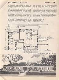 French Provincial Vintage House Plans