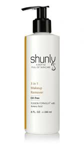 3 in 1 makeup remover shunly skincare