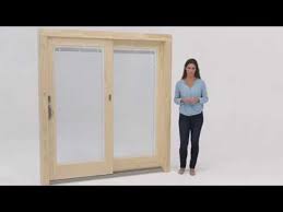Gliding Patio Doors With Blinds Between