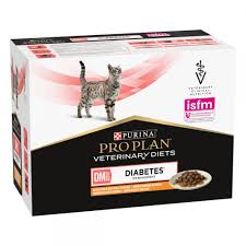 pro plan veterinary ts feline dm pouch 10x85 gr