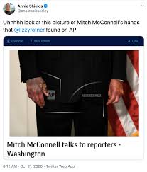 25+ best memes about mitch mcconnell | mitch mcconnell memes. Uhhhhh Look At This Picture Of Mitch Mcconnell S Hands That Lizzyratner Found On Ap Mitch Mcconnell S Hands Know Your Meme